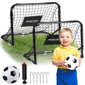 Poartă de fotbal - set de 2 - 60 x 45 x 25 cm NS-486