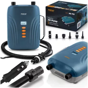   Pompă electrică pentru saltea gonflabilă SUP + 6 adaptoare 12V Neo-Sport NS-713