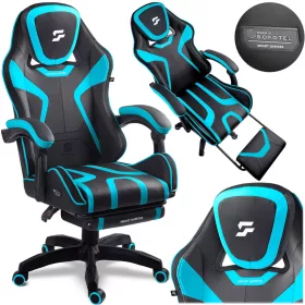   Scaun de gaming, scaun rotativ pentru gamer, suport pentru picioare tip găleată, Specter Sofotel