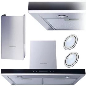   Hotă de bucătărie cu coș de fum 60 cm Berdsen BE-60A-T2 INOX