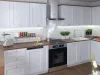 Hotă de bucătărie cu coș de fum 60 cm Berdsen BE-60A-T2 INOX