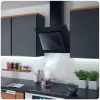 Hotă de evacuare pentru coș de fum 60 cm Berdsen BT-215 neagră