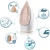 Fier de călcat cu abur Berdsen BD-330, 3000 W, înveliș ceramic, funcționare verticală