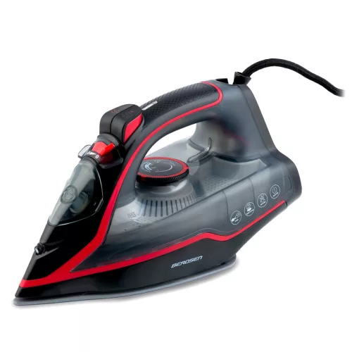 Fier de călcat cu abur 2600W Berdsen BD-331 cu acoperire ceramică, funcționare verticală