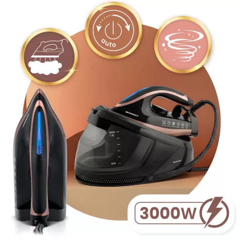 Stație de călcat cu abur, generator de abur 3000W Berdsen BD-334, acoperire ceramică
