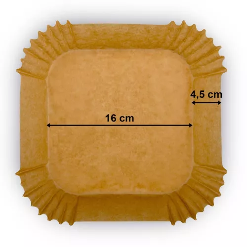 Hârtie de copt pentru inserții de friteuză 16 cm Berdsen - 100 buc
