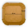 Hârtie de copt pentru inserții de friteuză 20 cm Berdsen - 100 buc