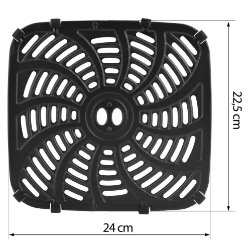 Tavă tip grilă pentru friteuza cu aer Berdsen BD-655 23x22