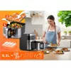 Friteuză cu aer fără grăsimi Friteuză cu aer Berdsen BD-656 argintie