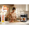 Friteuză cu aer fără grăsimi Friteuză cu aer Berdsen BD-656 argintie
