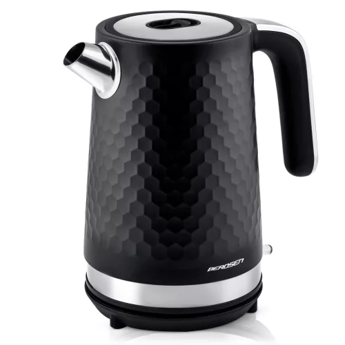 Fierbător electric Berdsen BD-705 1,7 l, negru și argintiu