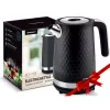 Fierbător electric Berdsen BD-705 1,7 l, negru și argintiu