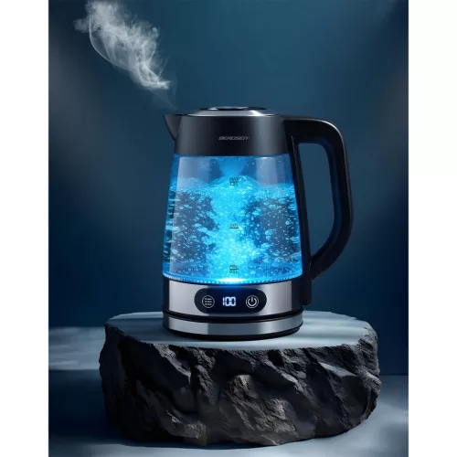 Fierbător electric din sticlă cu control al temperaturii 1,8 l 2200 W Berdsen BD-715