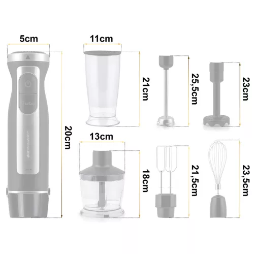 Blender de mână 1500 W BD-754 Berdsen