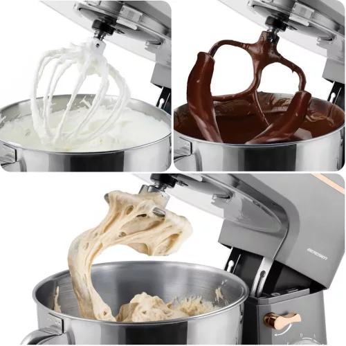 Mixer planetar Berdsen BD-756 3 în 1, robot de bucătărie, 6 l