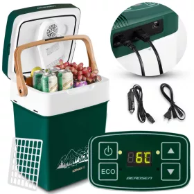   Ladă frigorifică de călătorie Berdsen Icemax 29 litri, mod ECO - verde