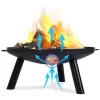 Șemineu de grădină Berdsen BD-881 cu grătar de 60 cm