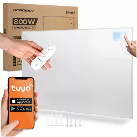   Încălzitor cu infraroșu 800W Berdsen BD-987 cu aplicație de control de la distanță WiFi