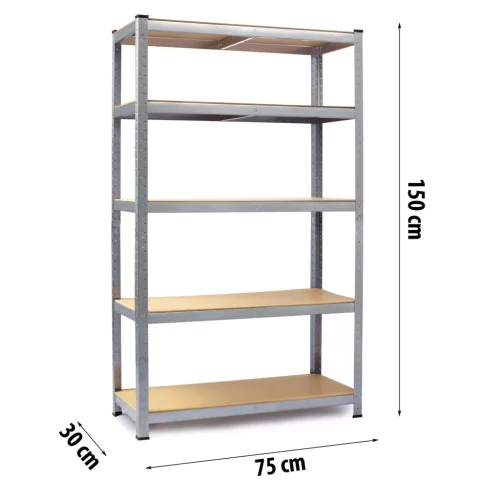 Raft metalic de depozitare 150 x 75 x 30 cm Humberg 4840