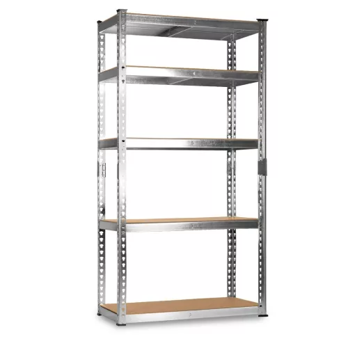 Raft metalic de depozitare 183 x 90 x 40 cm Humberg HR-853 argintiu