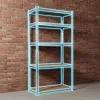 Raft metalic de depozitare 183 x 90 x 40 cm Humberg HR-853 argintiu