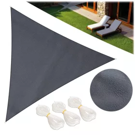 Umbrelă de soare triunghiulară 7m2 Plonos PL-886 gri