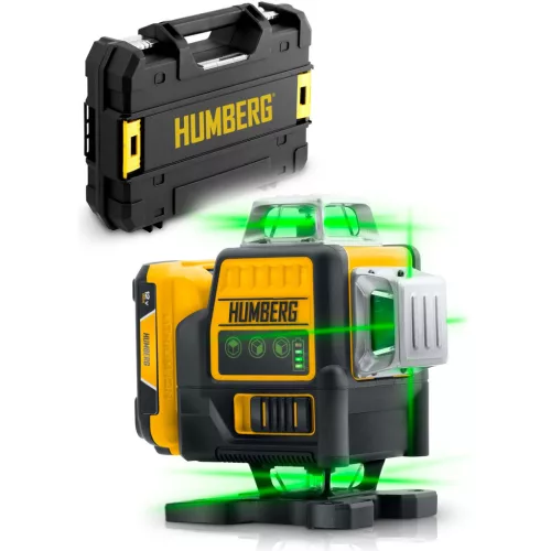 Laser cu linii în cruce într-o geantă + trepied Humberg HM-171