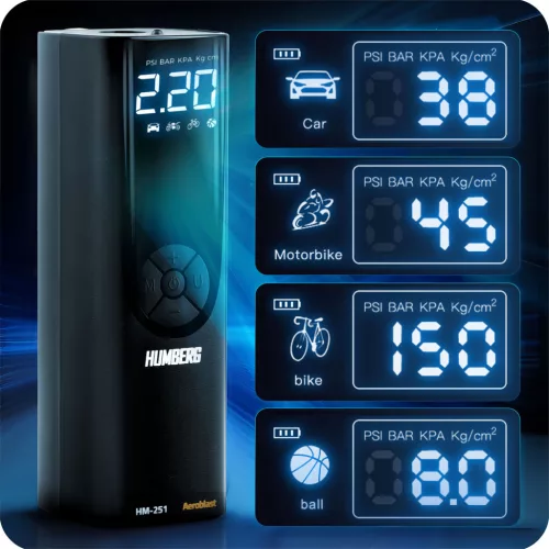 Mini compresor electric acționat de la brichetă - HM-251 Humberg