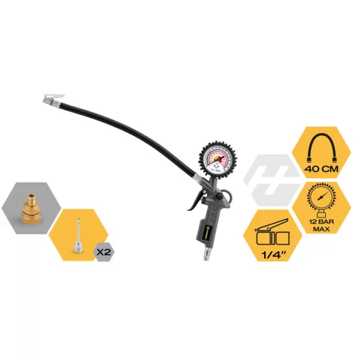 Trusă de scule pneumatice cu 8 piese pentru compresorul Humberbg HM-256