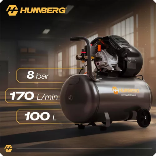Ulei pentru compresor de aer 100l 8 bar Humberg HM-257