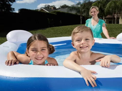 Piscină gonflabilă pentagonală 213 x 207 x 69 cm Bestway 54153
