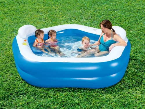 Piscină gonflabilă pentagonală 213 x 207 x 69 cm Bestway 54153