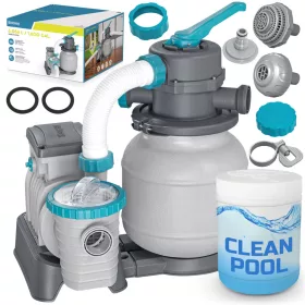   Pompă filtrantă cu nisip Bestway FlowClear pentru piscine + tablete multifuncționale, 6056 l/h - Bestway 58497