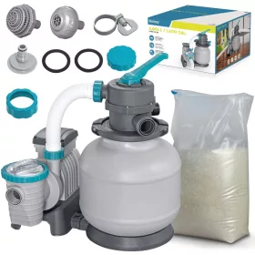 Pompă de nisip 6056 l/h Bestway 58497 + nisip 25kg