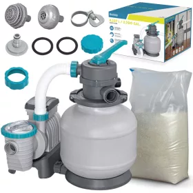 Pompă de nisip 8327 l/h Bestway 58499 + nisip 25kg