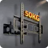 Suport TV Humberg 25-70 inci, suportă până la 50 kg.