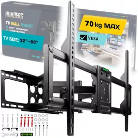   Suport TV Humberg pentru modele de 32-80 inch, cu o greutate de până la 70 kg.