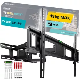   Suport TV Humberg pentru televizoare cu 32-70 de inci și până la 45 kg.