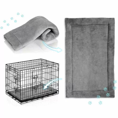 Cușcă metalică pentru câini + pat 75 x 45 x 54 cm PH-200