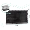 Cușcă metalică pentru câini + pat 91 x 57 x 62 cm PH-201