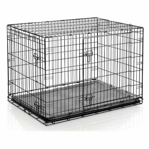 Cușcă metalică pentru câini + pat 107 x 71 x 77 cm PH-202