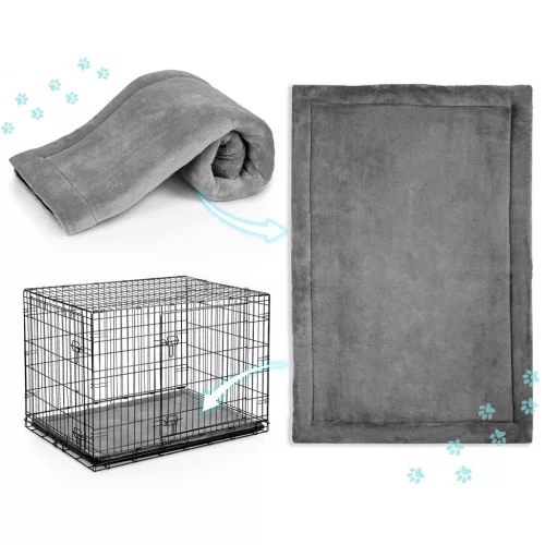 Cușcă metalică pentru câini + pat 107 x 71 x 77 cm PH-202