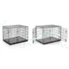 Cușcă metalică pentru câini + pat 107 x 71 x 77 cm PH-202