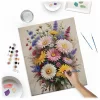 Tablou pentru pictură după numere 40x50 cm Flori Massido