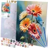 Tablou pentru pictură după numere 40x50 cm Flori Massido