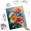 Tablou pentru pictură după numere 40x50 cm Flori Massido
