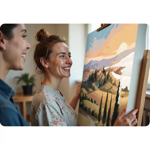 Pictură pe numere 40x50 cm Peisaj Massido
