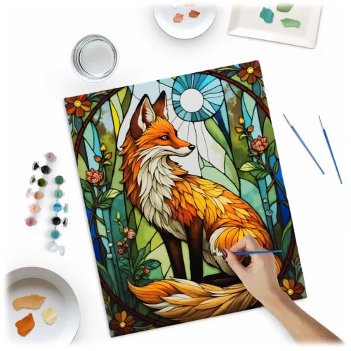 Tablou pictat după numere 40x50 cm Massido Lisek