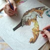 Tablou pictat după numere 40x50 cm Massido Lisek
