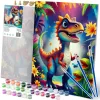 Tablou pictat după numere 40x50 cm Massido Dino